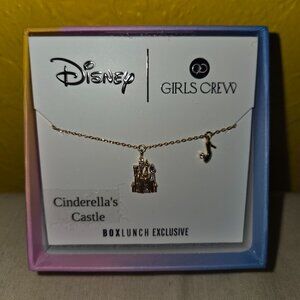Girls Crew Disney Cinderella's Castle Necklace BoxLunch Exclusive